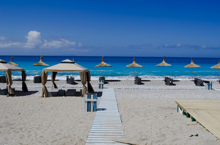 drymades beach tap albania